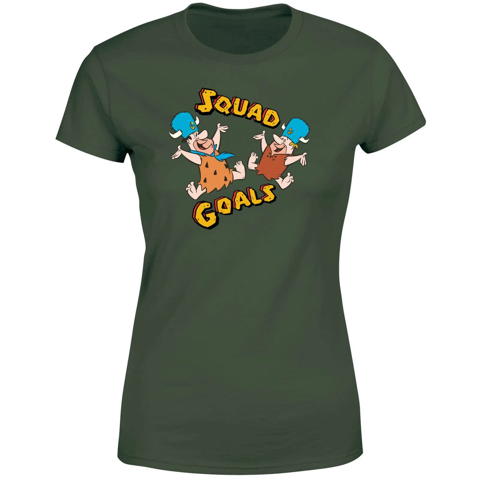 The Flintstones Squad Goals Women's T-Shirt - Forest Green - L - Forest Green
