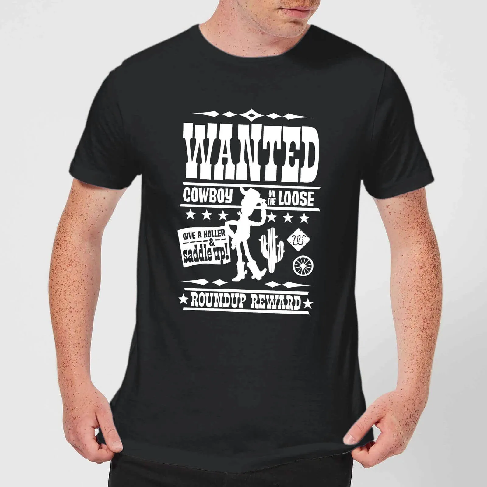 Toy Story Wanted Poster Men's T-Shirt - Black - XL - Nero