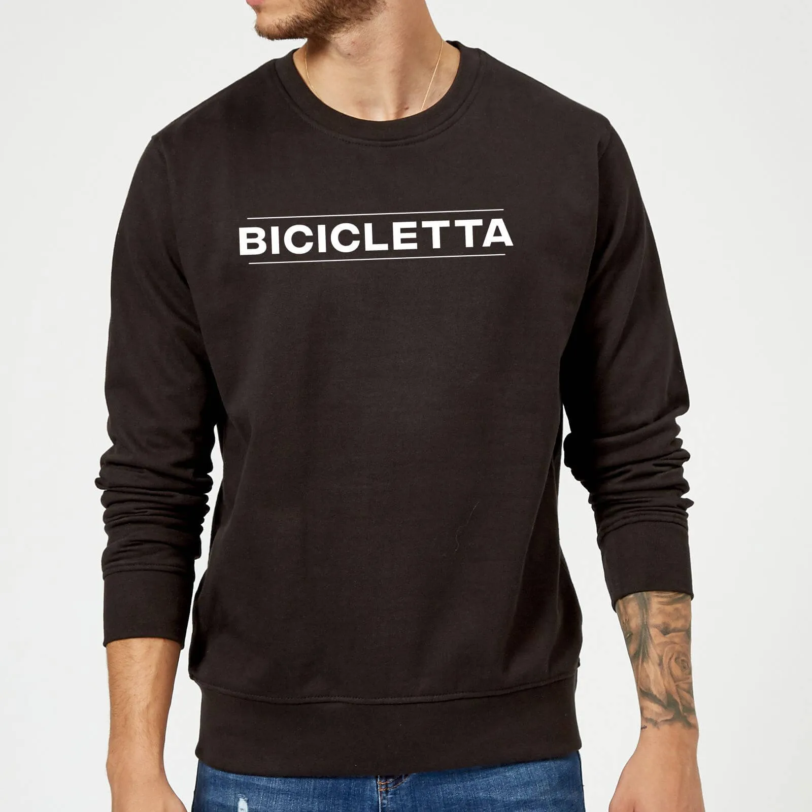 Bicicletta Sweatshirt - S - Bianco