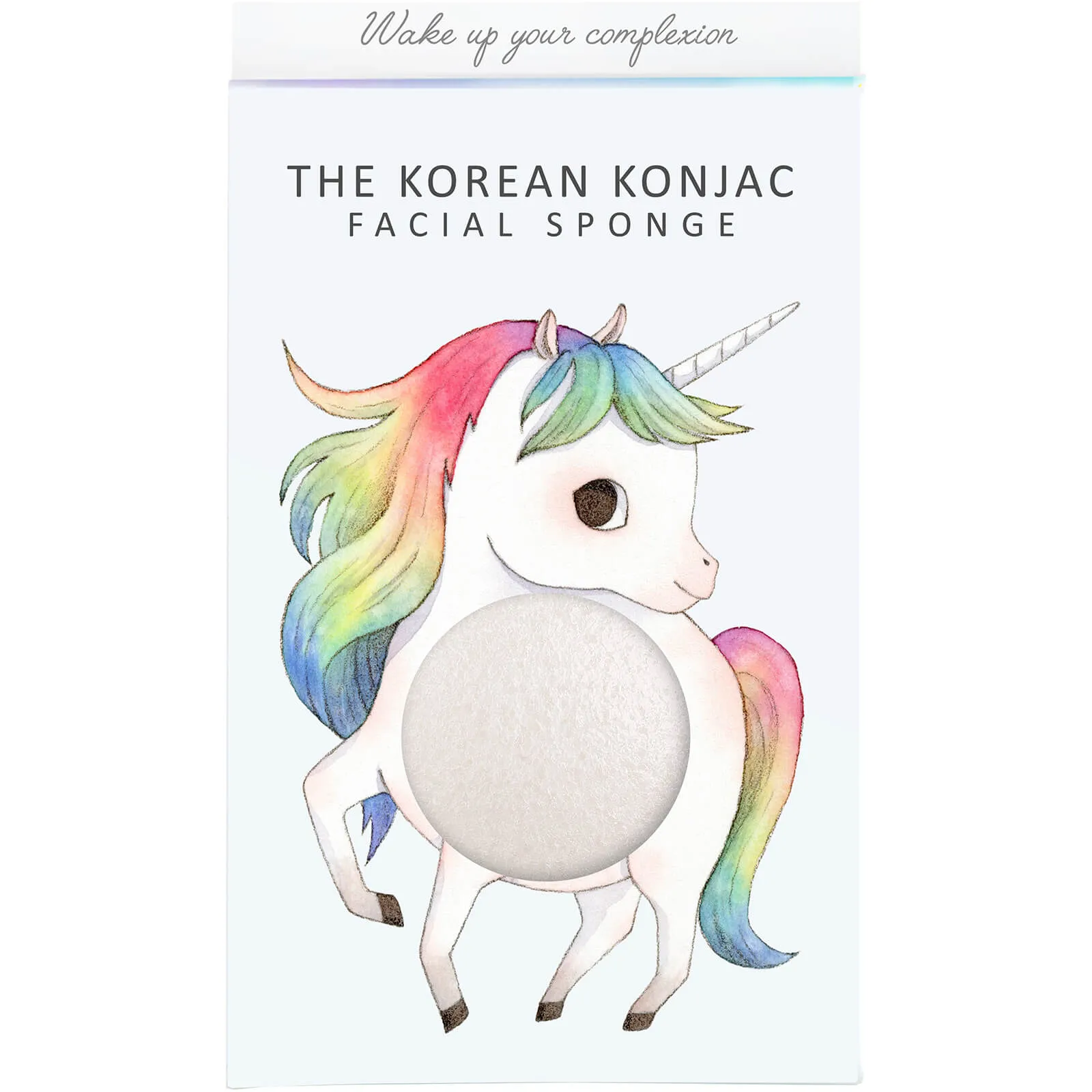 Mythical Unicorn Prancing spugna konjac con scatola e gancetto - unicorno - bianco 30 g