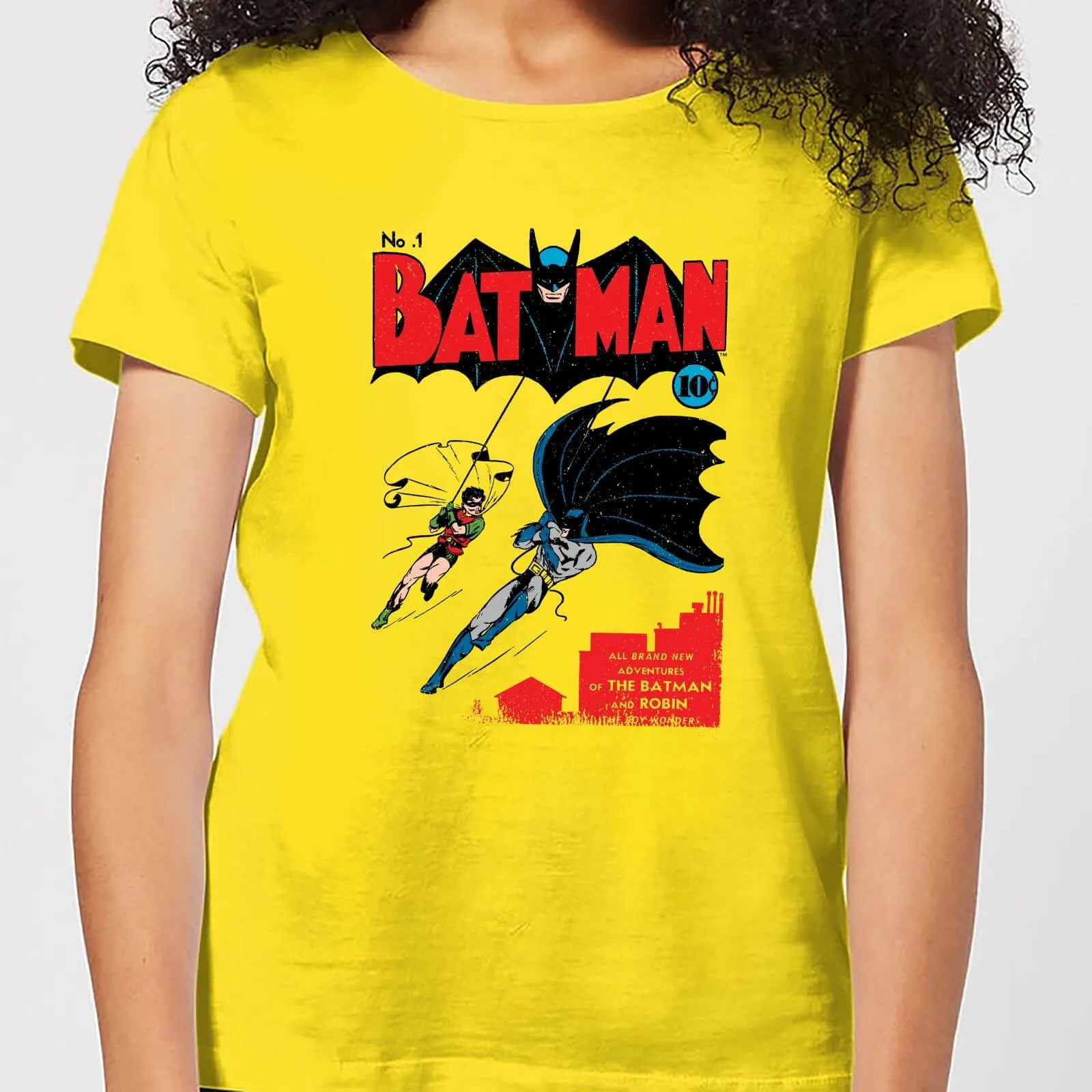 Batman Batman Issue Number One Women's T-Shirt - Yellow - XL