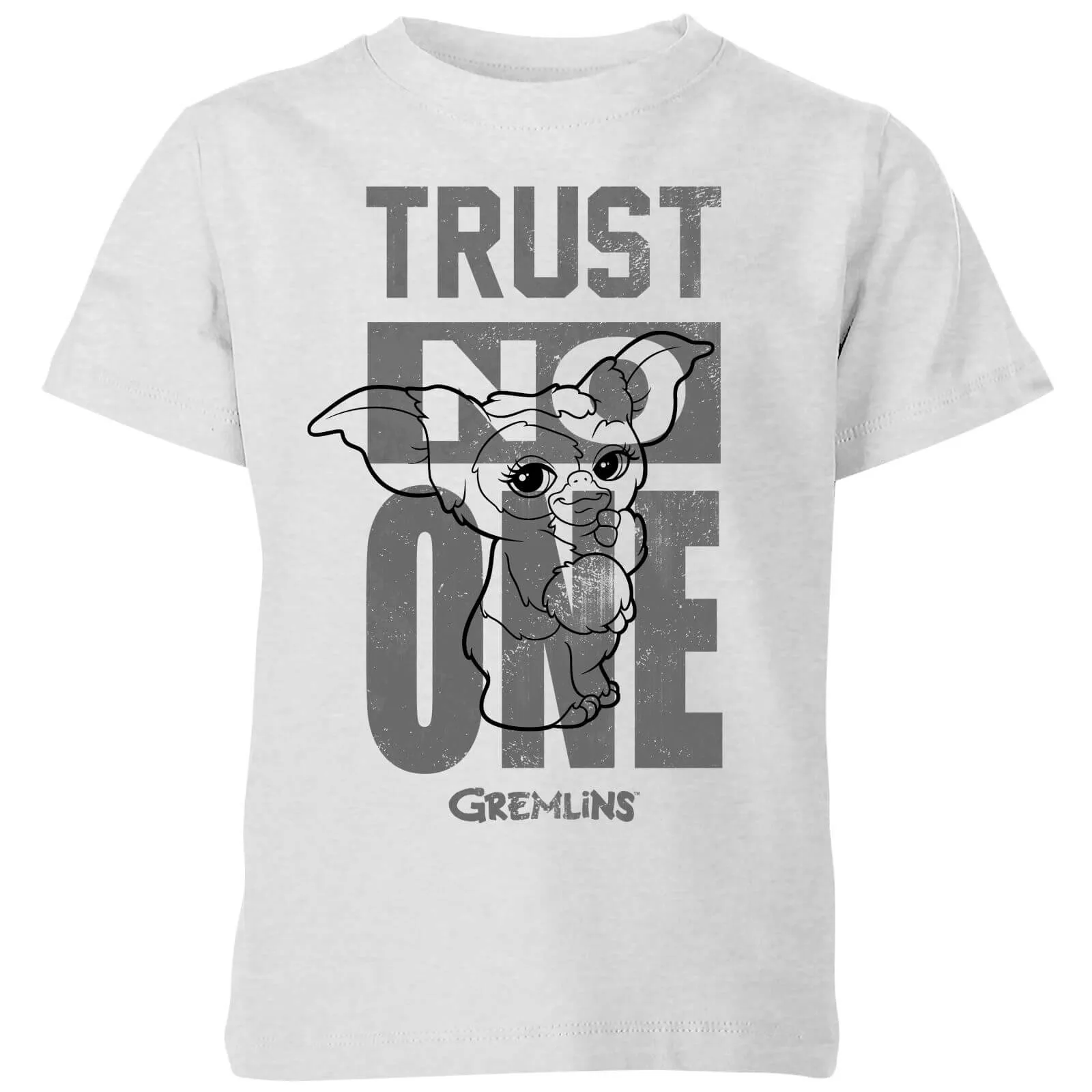  Trust One Mogwai Kids' T-Shirt - Grey - 9-10 Anni - Grigio