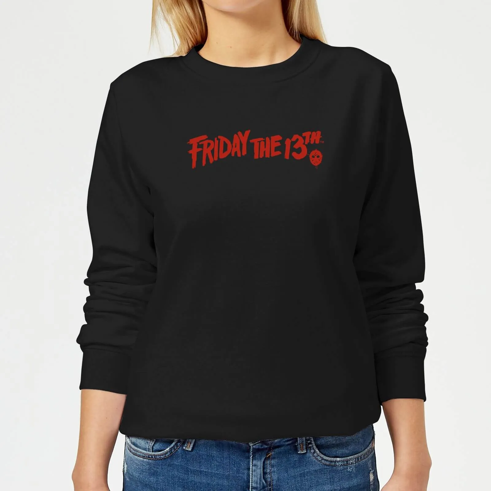 Friday the 13th Logo Women's Sweatshirt - Black - S - Nero
