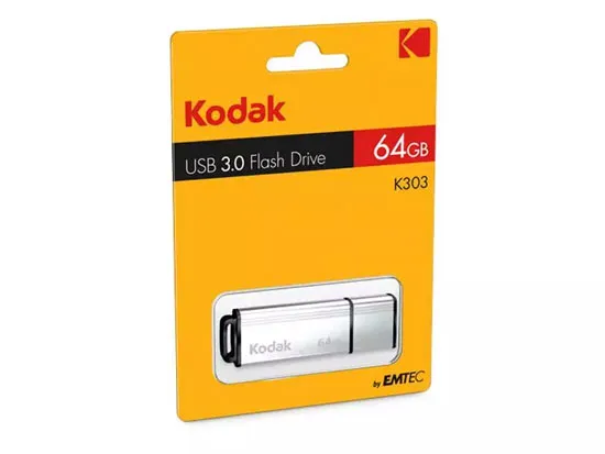 Scheda USB 64GB Kodak K300 3.0 (argento)