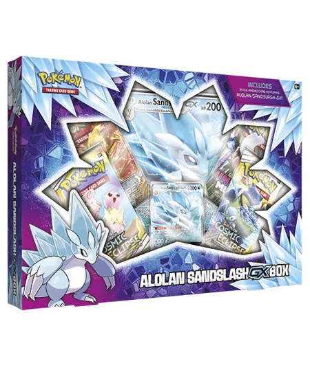Game Vision Carte Pokémon - Alolan Sandslash GX Box