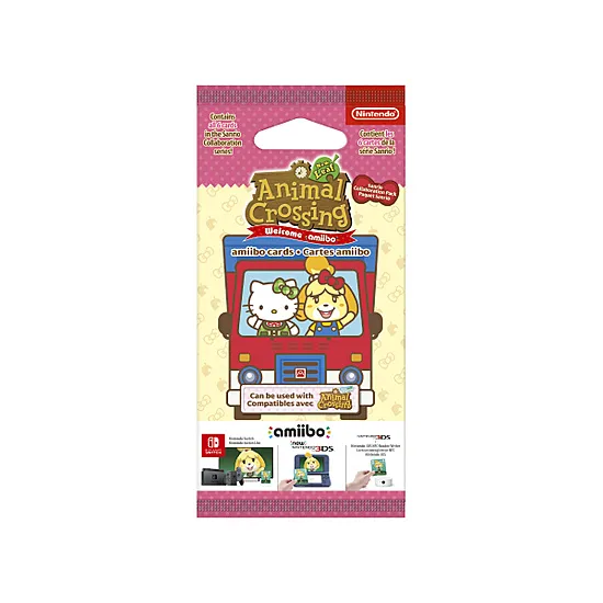 Nintendo Carte Amiibo Animal Crossing: New Leaf + Sanrio