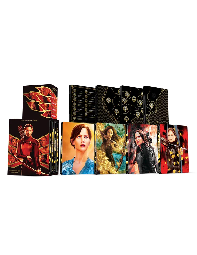 Warner Home Video Hunger Games (4K Ultra HD + Blu-Ray)  Steelbook Collection