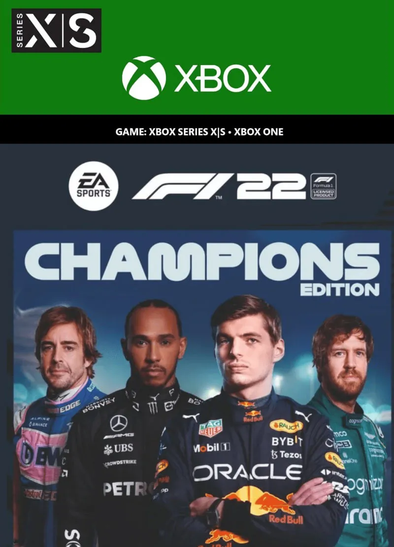Electronic Arts F1® 22 - CHAMPIONS CONTENT BUNDLE (Compatibile con Xbox Series X|S)