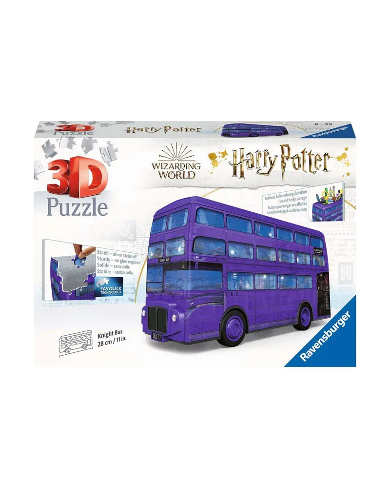 Puzzle 3D Ravensburger - Bus Londra Harry Potter (216 Pezzi)