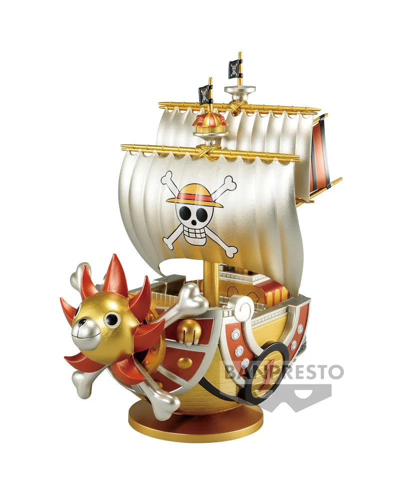 Banpresto Figure One Piece - Thousand Sunny (Mega World Collectable Figure Special Gold Color)