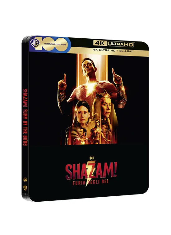 Warner Bros Interactive Entertainment Shazam 2 (Steelbook 4K Ultra HD + Blu Ray)