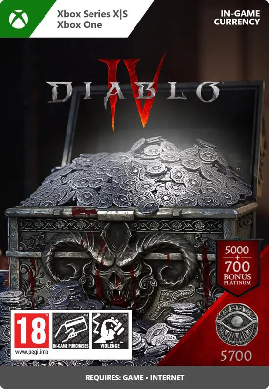 Blizzard Diablo IV - 5700 Platinum Coins