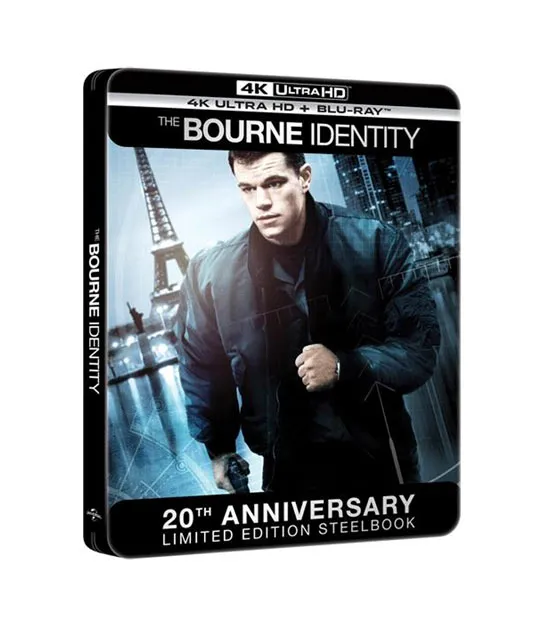 Warner Bros Interactive Entertainment Bourn Identity Steelbook (4K Ultra HD + Blu-Ray)