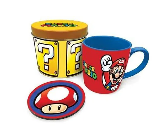 BIG BEN Set Super Mario Let's A Go - Tazza & Sottobicchiere