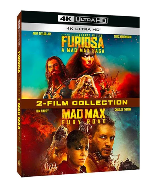 Warner Home Video Mad Max 2 Film - Fury Road / Furiosa: A Mad Max Saga (4K Ultra HD + Blu-Ray)