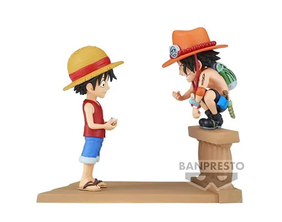 Banpresto Figure One Piece -  Monkey D. Luffy & Portgas D. Ace (Log Stories)