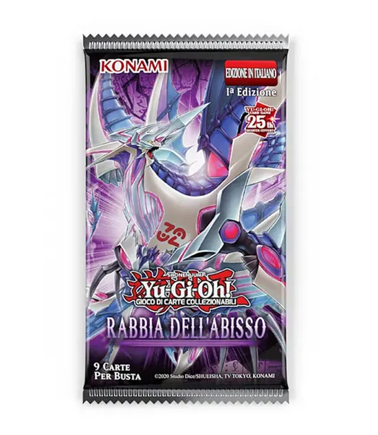 Konami Carte Yu-Gi-Oh! - Rabbia dell'Abisso (Busta da 9 Carte)