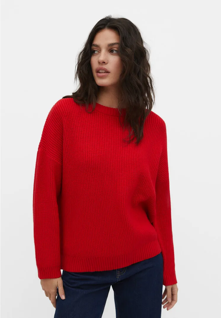  Pullover maglia  Rosso S