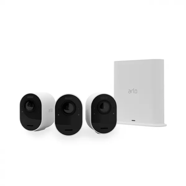 Arlo Ultra 2 Spotlight - kit 3 videocamere 4K HDR + SmartHub