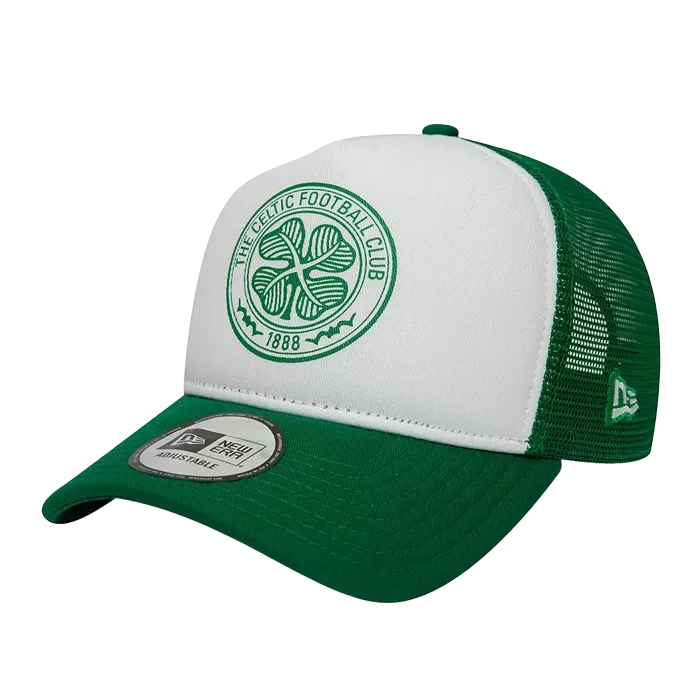 New Era - Celtic FC Cappellino A-Frame Trucker Verde