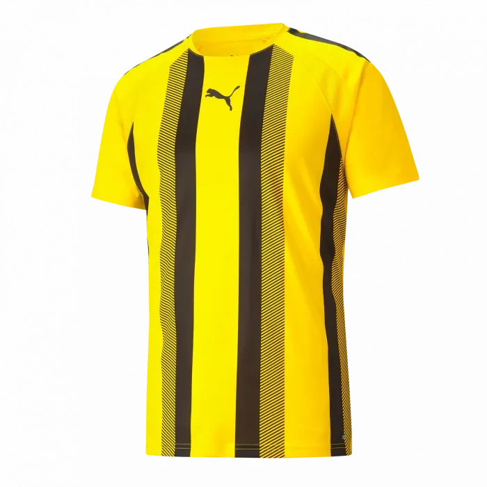 Puma - Maglia teamLIGA Striped Giallo Nera