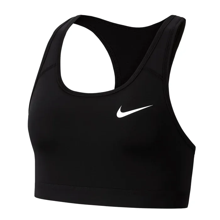 Nike - Reggiseno Sportivo Swoosh Nero