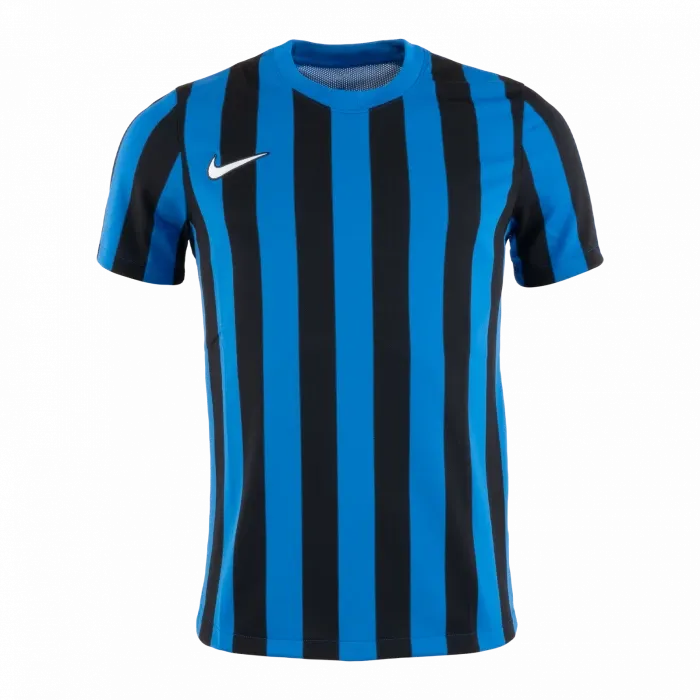 Nike - Maglia Striped Division IV Nero / Azzurro MC