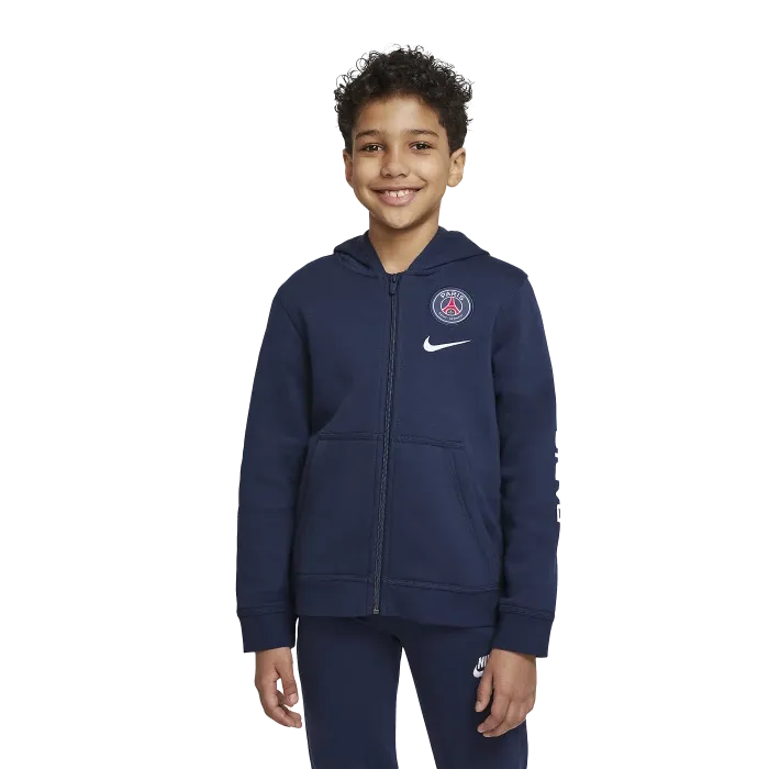 Nike - JUNIOR PSG Felpa Blu Navy Ufficiale 2022 / 23