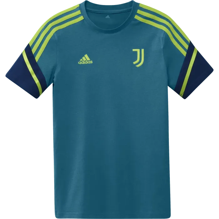 adidas - JUNIOR Juventus Maglia Allenamento Condivo 22 Azzurra Blu Ufficiale 2022 / 23