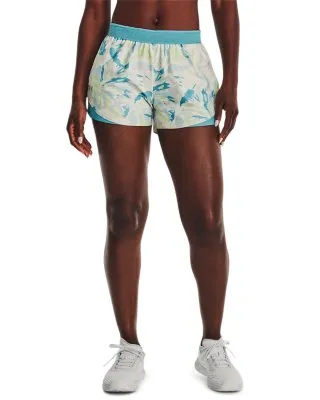 Shorts  Play Up 3.0 da donna Pale Olive / Cloudless Sky / Metallico Argento S
