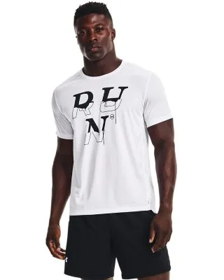 T-Shirt  Speed Stride 2.0 da uomo Bianco / Nero / Riflettente XXL