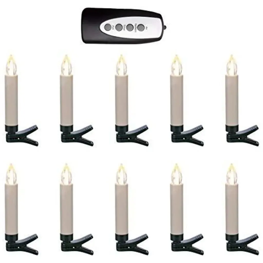 HI Mini Candele a LED a Batteria con Telecomando 20 pz