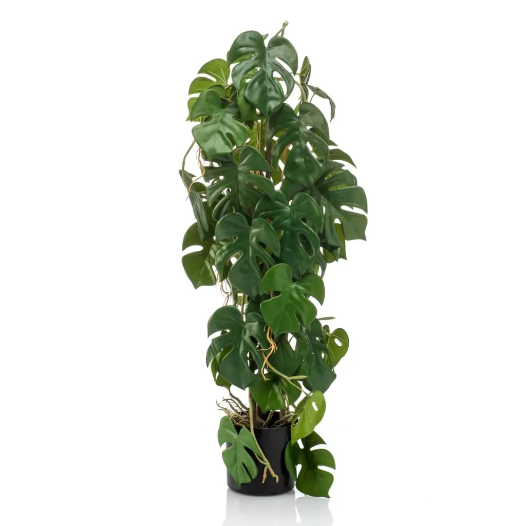 Emerald Monstera Artificiale 75 cm in Vaso