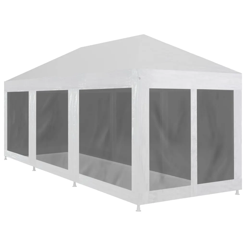 vidaXL Tenda per Feste con 8 Pareti in Rete 9x3 m