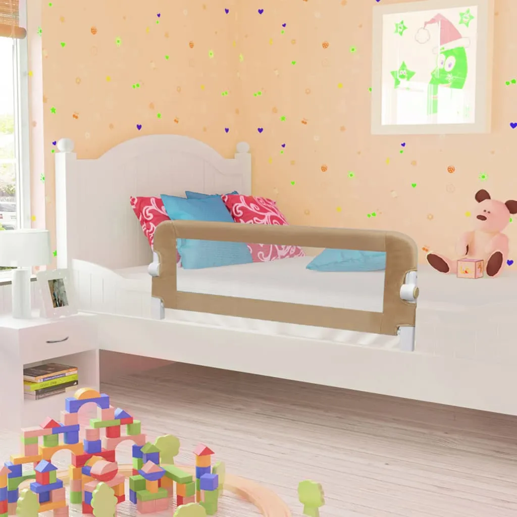 vidaXL Sponde Letto di Sicurezza per Bambini Talpa 120x42cm Poliestere