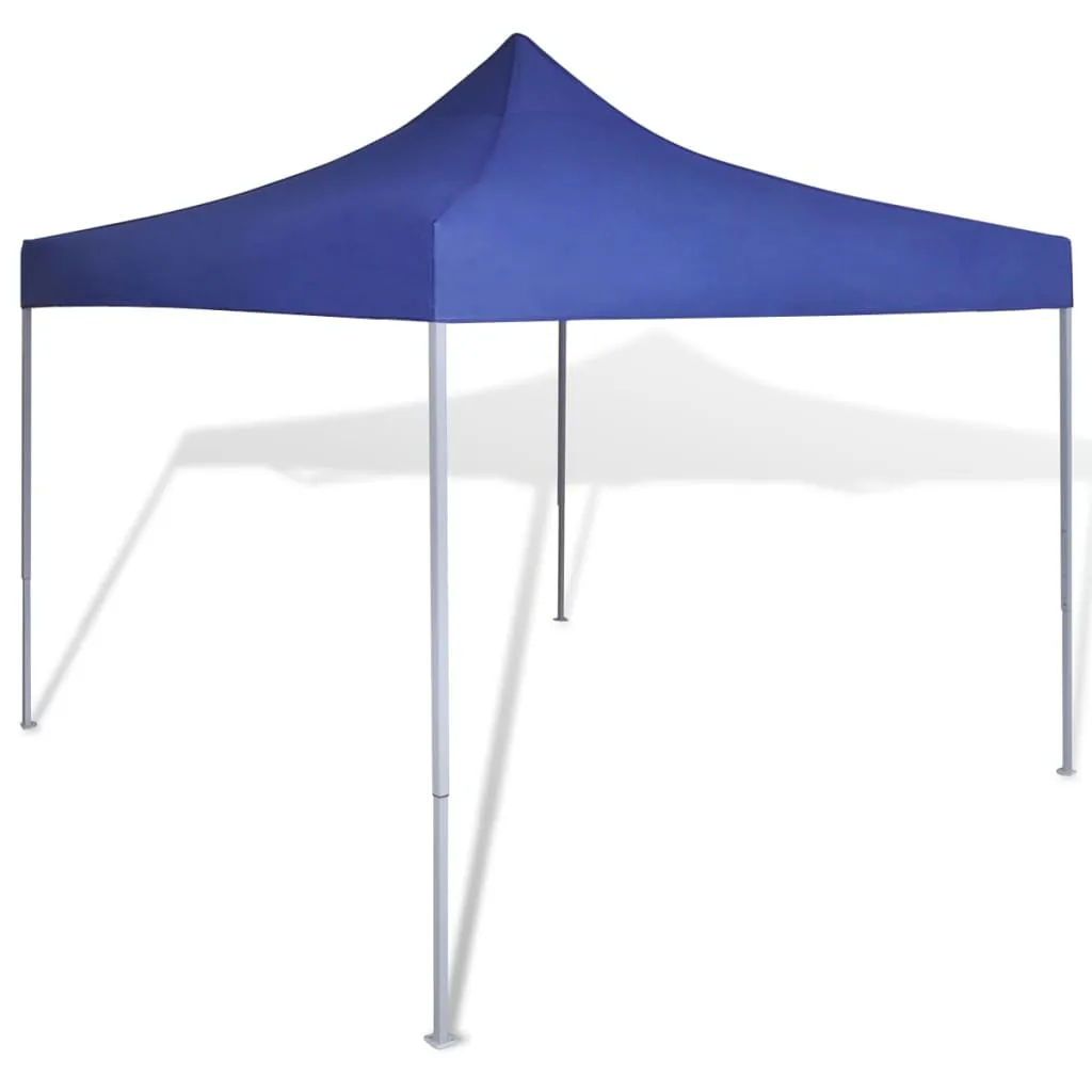 vidaXL Tenda Pieghevole Blu 3 x 3 m