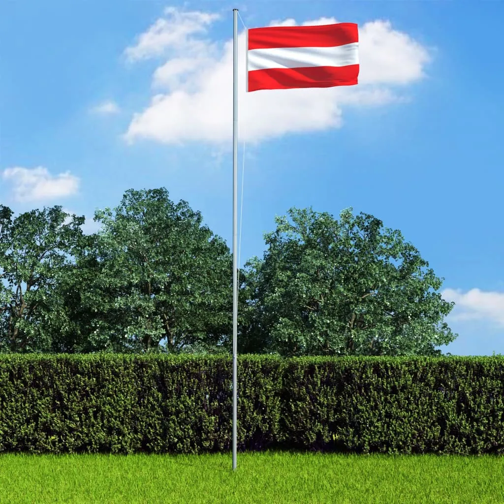 vidaXL Bandiera dell'Austria 90x150 cm