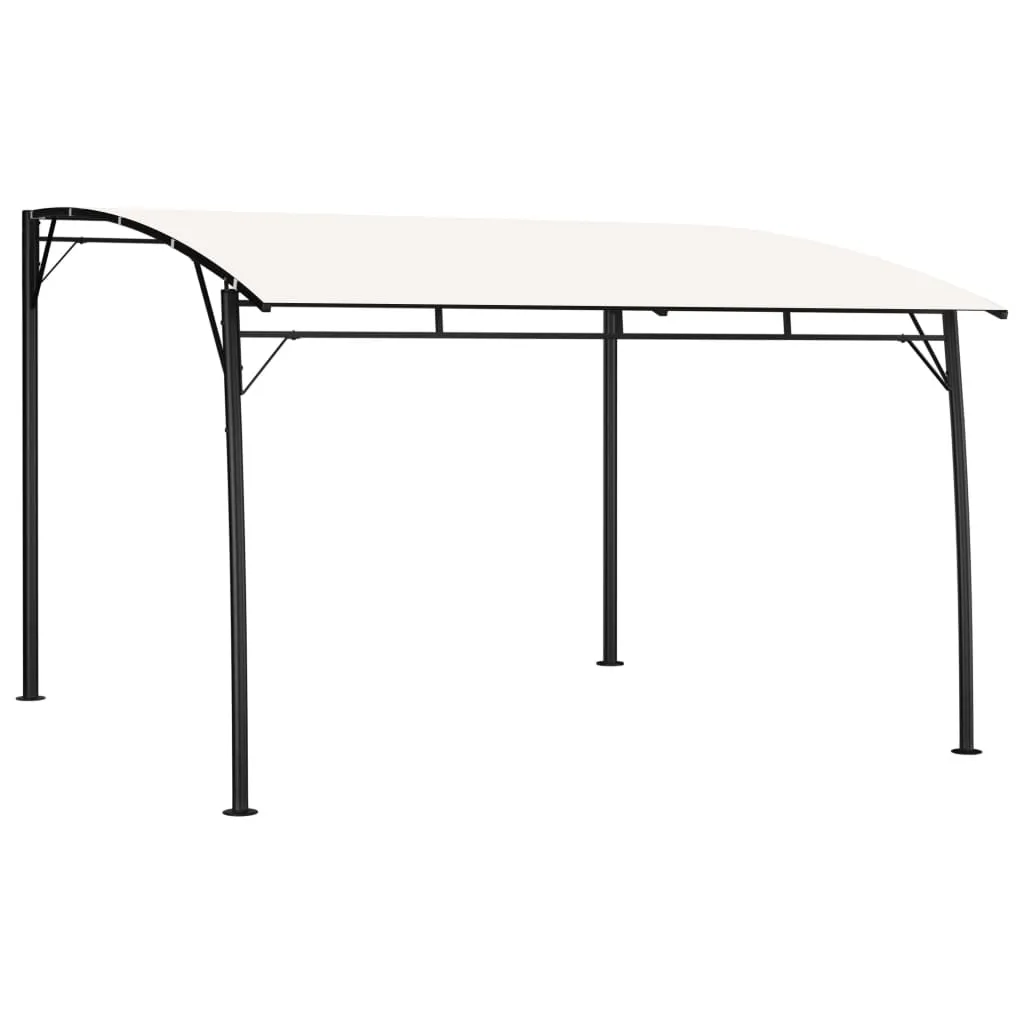 vidaXL Tenda Parasole da Giardino 3x3x2,55 m Crema