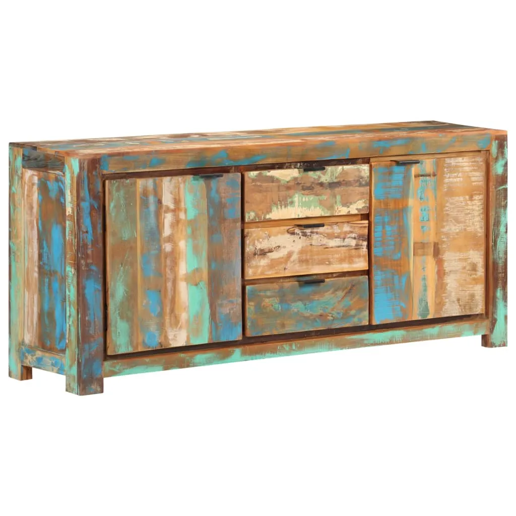 vidaXL Credenza 175x40x75 cm in Legno Massello di Recupero