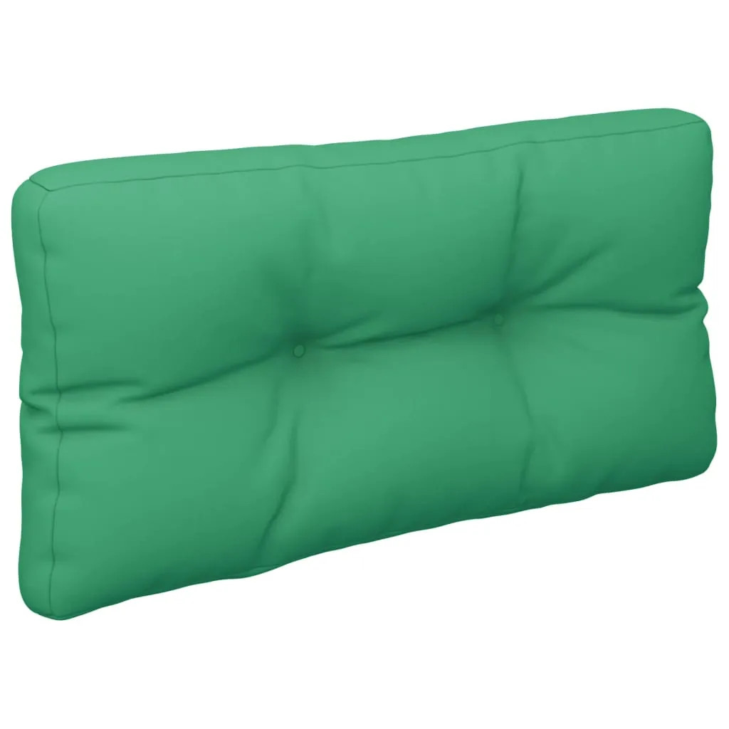 vidaXL Cuscino per Pallet Verde 70x40x10 cm in Tessuto