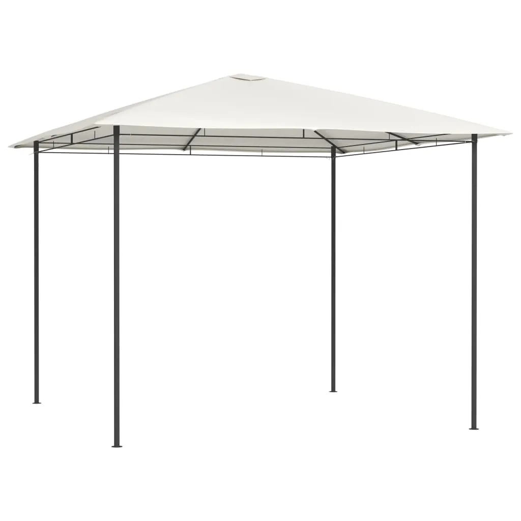 vidaXL Gazebo 3x3x2,6 m Crema 160 g/m²