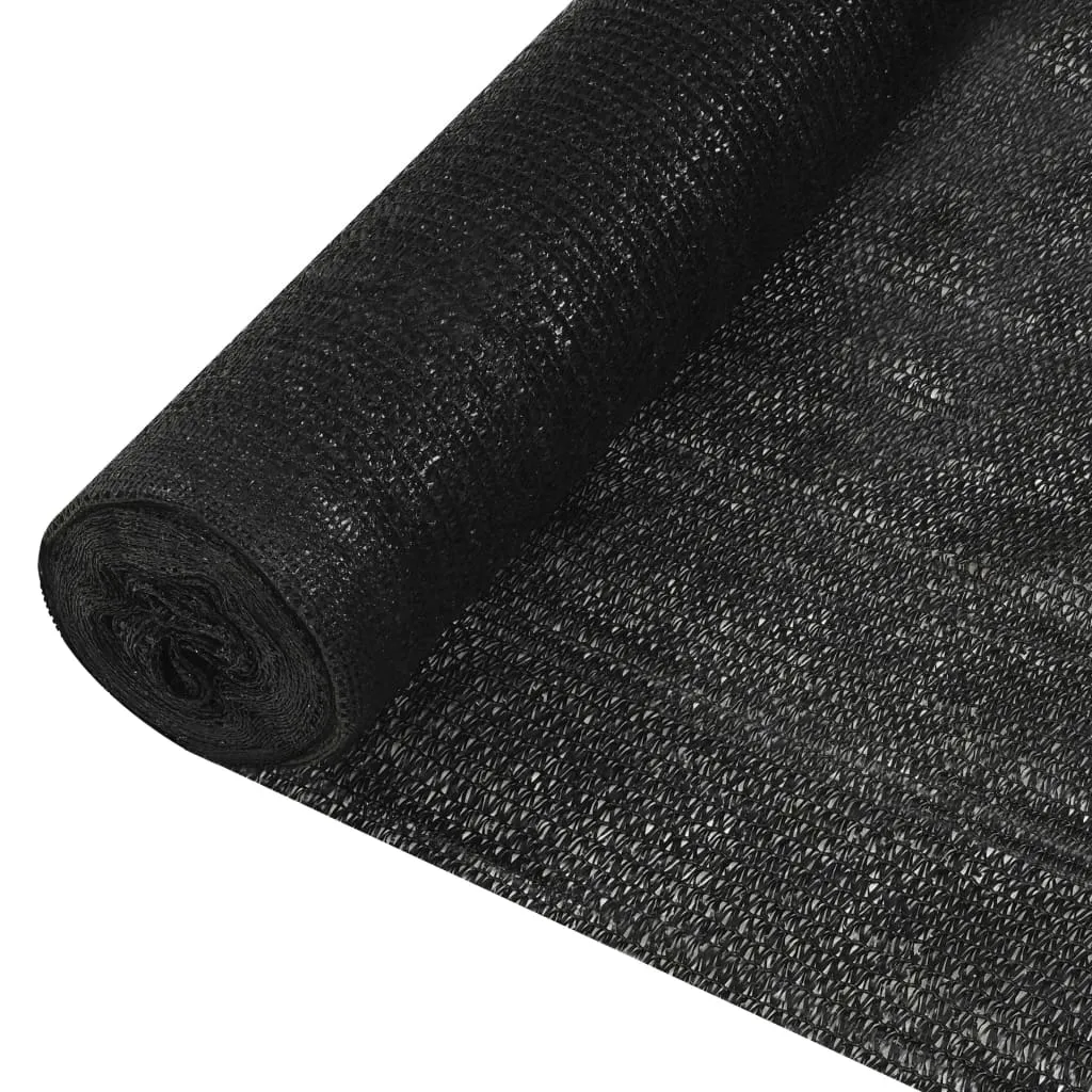 vidaXL Rete per Privacy Nera 1,2x50 m in HDPE 150 g/m²