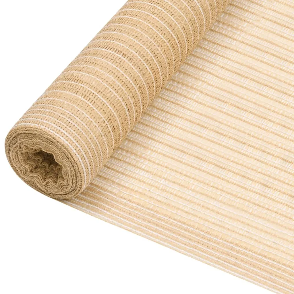 vidaXL Rete per Privacy Beige 3,6x25 m in HDPE 150 g/m²