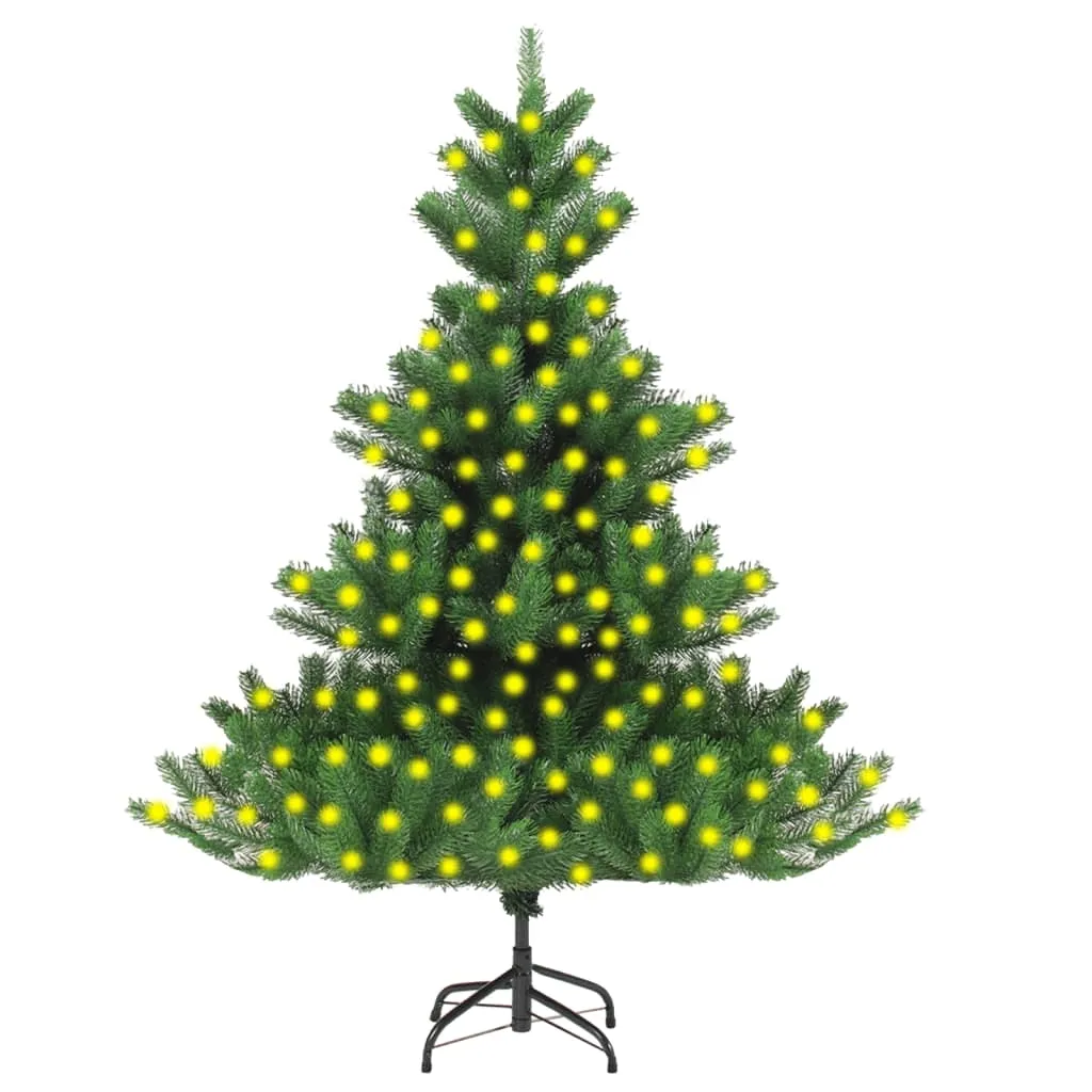 vidaXL Albero di Natale Artificiale Abete Nordmann con LED Verde 240cm