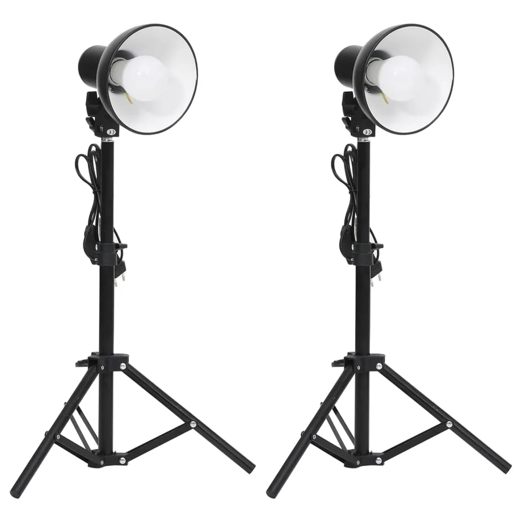 vidaXL Lampade da Mini Studio Fotografico 2 pz