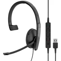 | SENNHEISER ADAPT 130 USB Auricolare Cablato A Padiglione Musica e Chiamate USB tipo A Nero