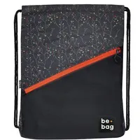 be.bag be.daily zaino Borsa con chiusura a cordoncino Nero, Rosso Poliestere