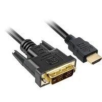 4044951009053 cavo e adattatore video 2 m HDMI DVI-D Nero