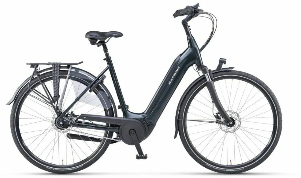  Finez E-go® Power RT (500 Wh), cambio al mozzo a 8 velocità, bici da donna, Wave, modello 2022, 28 pollici 48 cm cacciatore verde