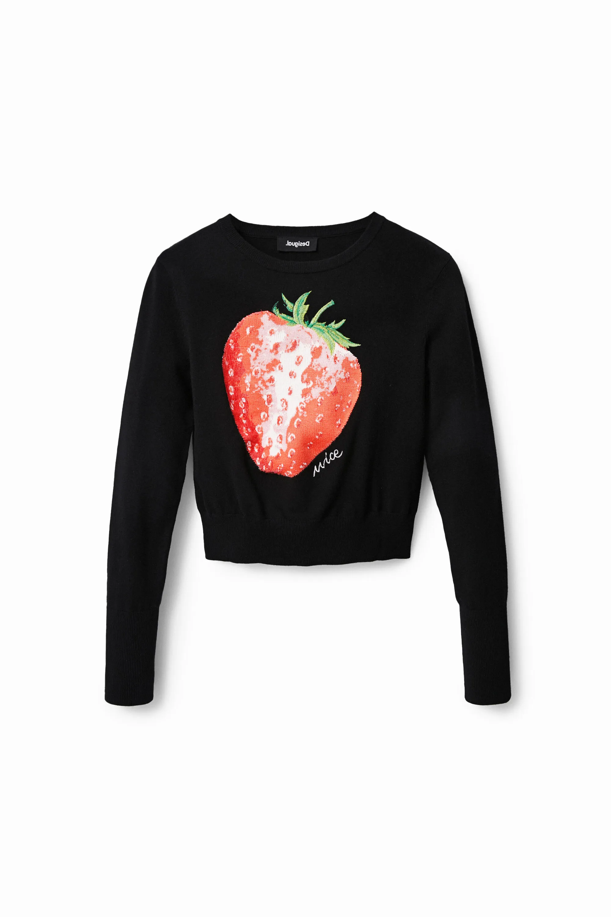 Maglione cropped fragola